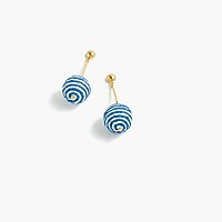 Striped bead drop earrings | J. Crew US