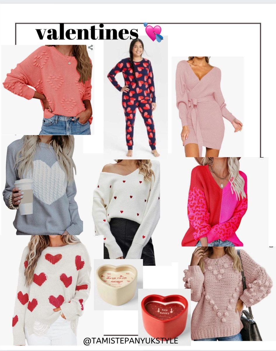 Valentines sweaters, candles
#amazonvalentines 

#LTKunder50 #LTKstyletip #LTKSeasonal
