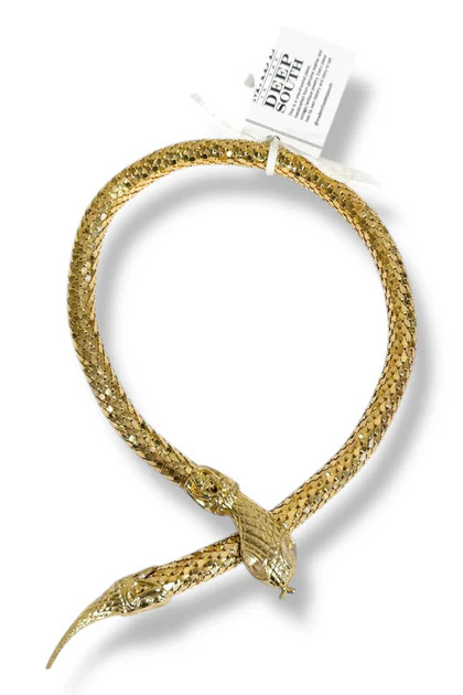 Made in the Deep South 1960s Snake Necklace | The Willow Tree