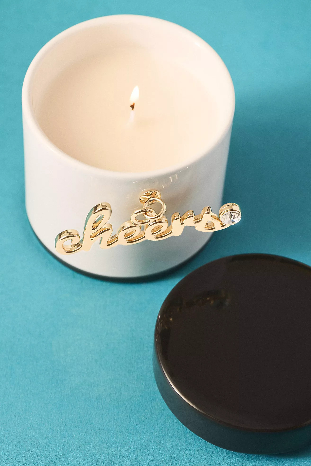 Cheers Charm Fruity Rosé Spritz Ceramic Candle | Anthropologie (US)