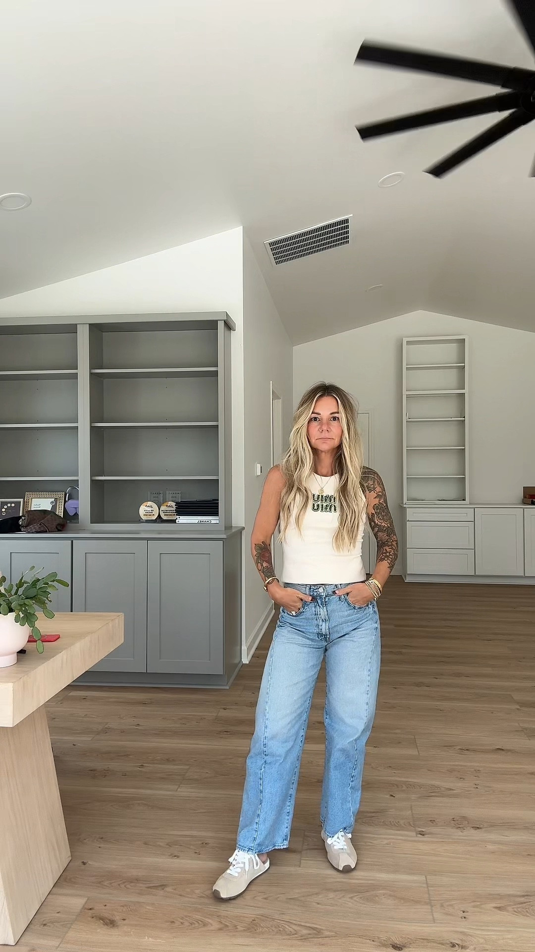 Fashion but make it comfy! 

Top is option 1 - wearing my true to size small
Denim run small - I sized up one to a 25
Shoes are option 1 - I’m usually a 6-6.5 in US and got the EU37. They fit perfect.

#LTKItBag #LTKPetite #LTKStyleTip