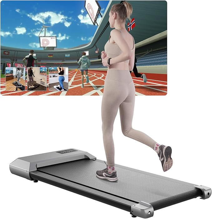 Lacuffy Raceable Walking Pad Suitable for High-tech Wearable Devices, Max 136kg APP Control Under... | Amazon (UK)