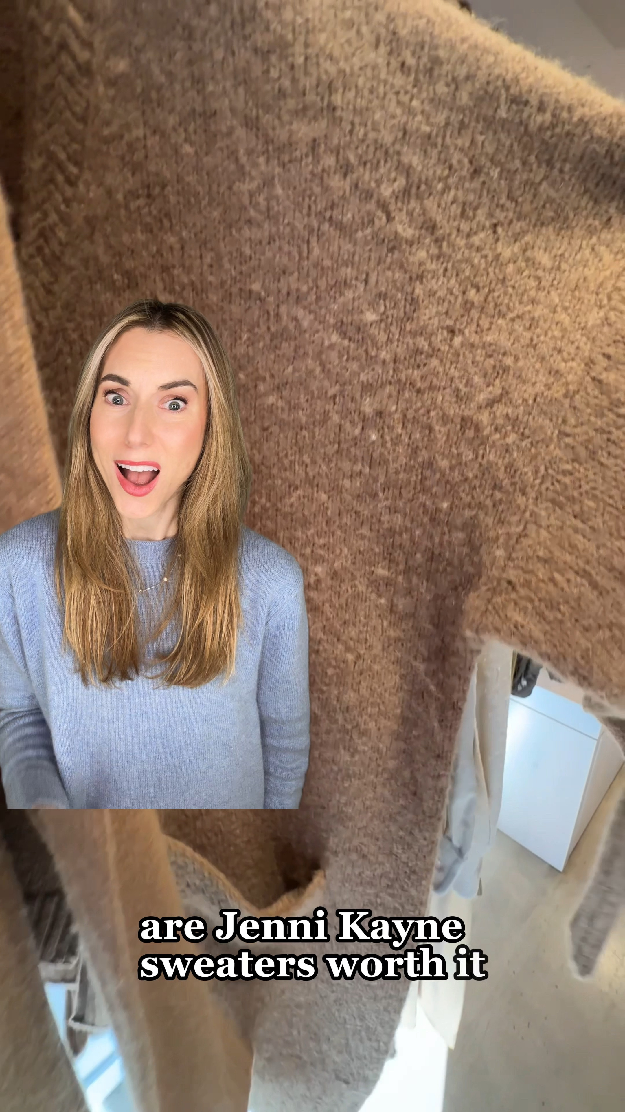 I’m wearing the Quince Mongolian Cashmere Boxy Crewneck Sweater ($80) in faded denim, size small.
My size: 5’7”, usually 26 jeans, 0-4 in US sizes.

I get a lot of questions about Jenni Kayne, and the similarities to Everlane always struck me. For Black Friday, I’m sharing these twins with you so you can decide.

A lot of the difference comes down to the images. Jenni Kayne’s models tend to wear the cardigan without a layer underneath, and the photos at Everlane and Quince are styled more like practical work outfits.

#sweaters #affordableluxury #cashmere #cardigan #quincee

#LTKHoliday #LTKWatchNow #LTKCyberWeek