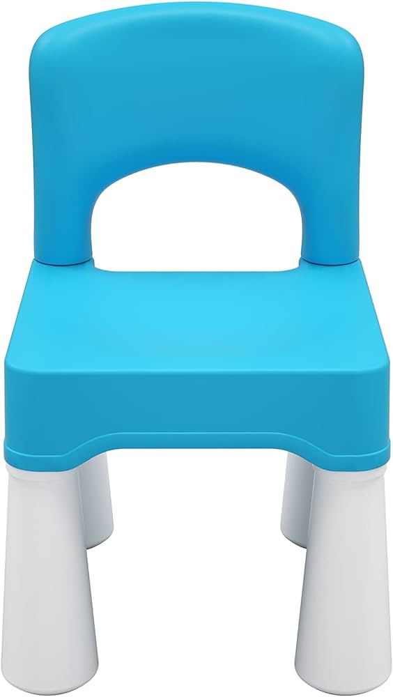 burgkidz Plastic Toddler Chair, Durable and Lightweight Kids Chair, 9.3" Height Seat, Indoor or O... | Amazon (US)
