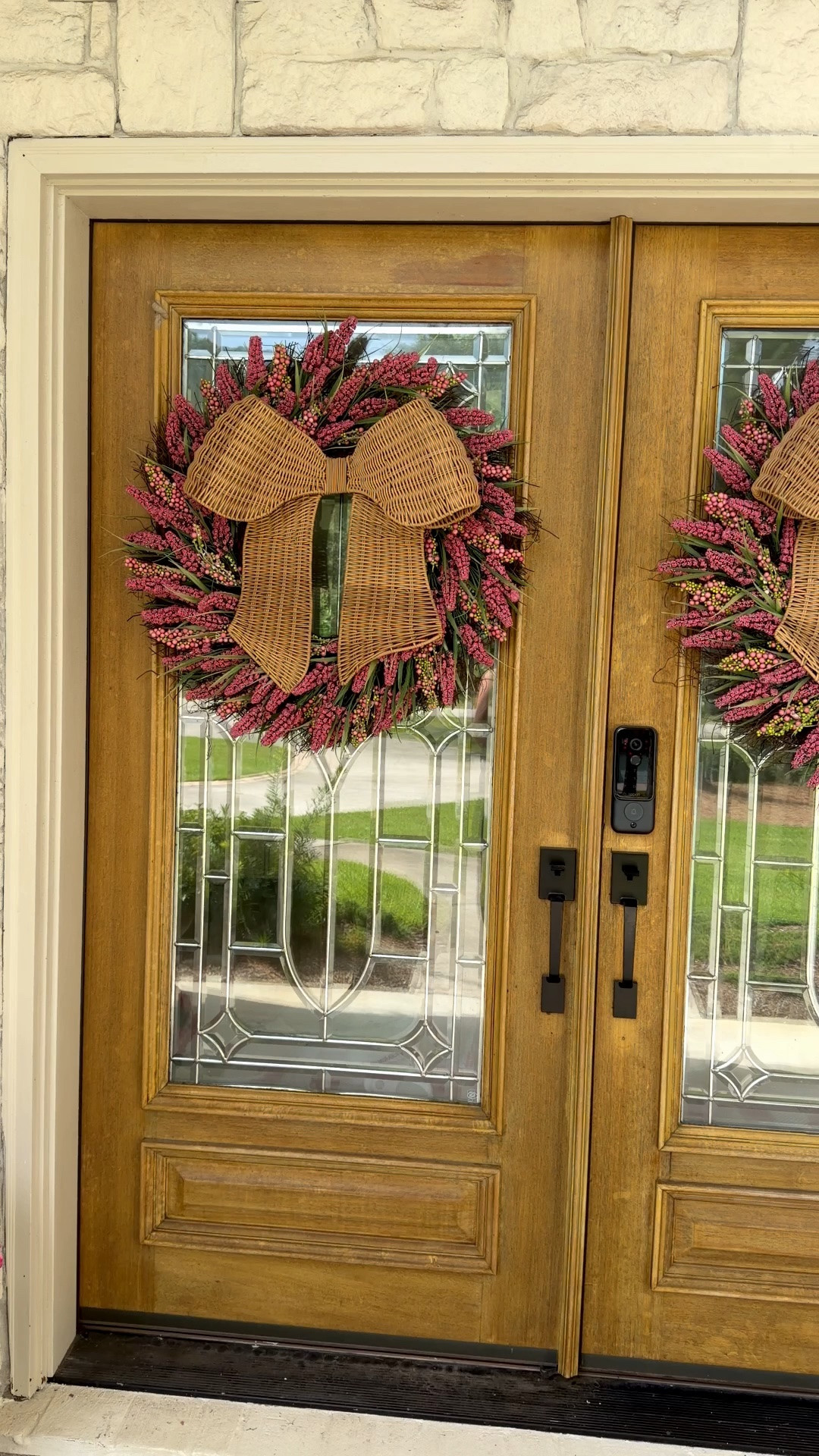 Love these wreaths! They are huge and 50% off!!! 
#athome #frontporch #wreaths

#LTKHome #LTKSeasonal