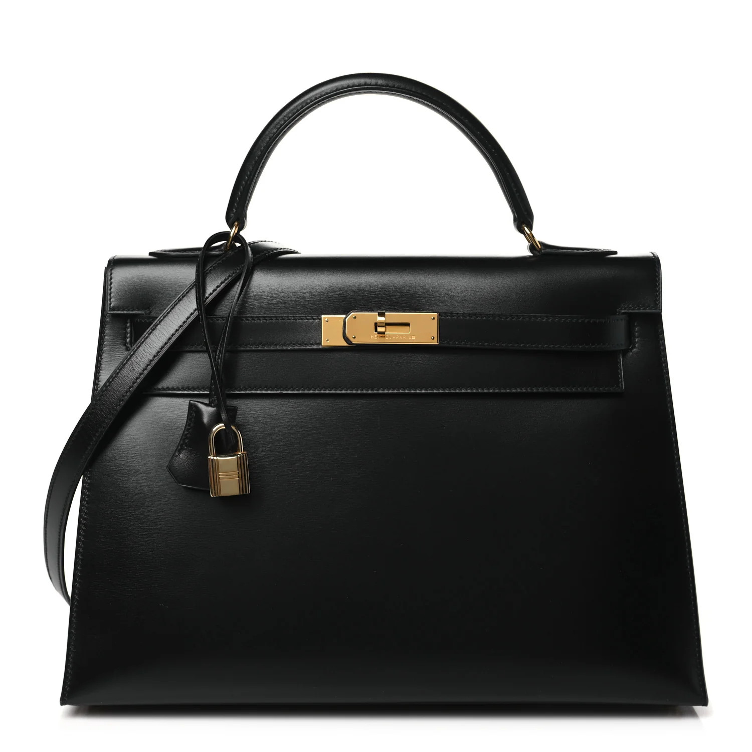 Box Kelly Sellier 32 Black | FASHIONPHILE (US)