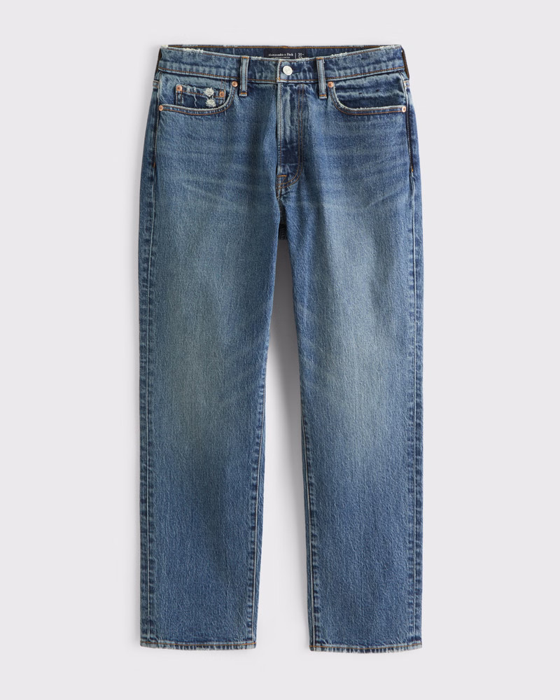 Men's 90s Straight Jean | Men's | Abercrombie.com | Abercrombie & Fitch (US)