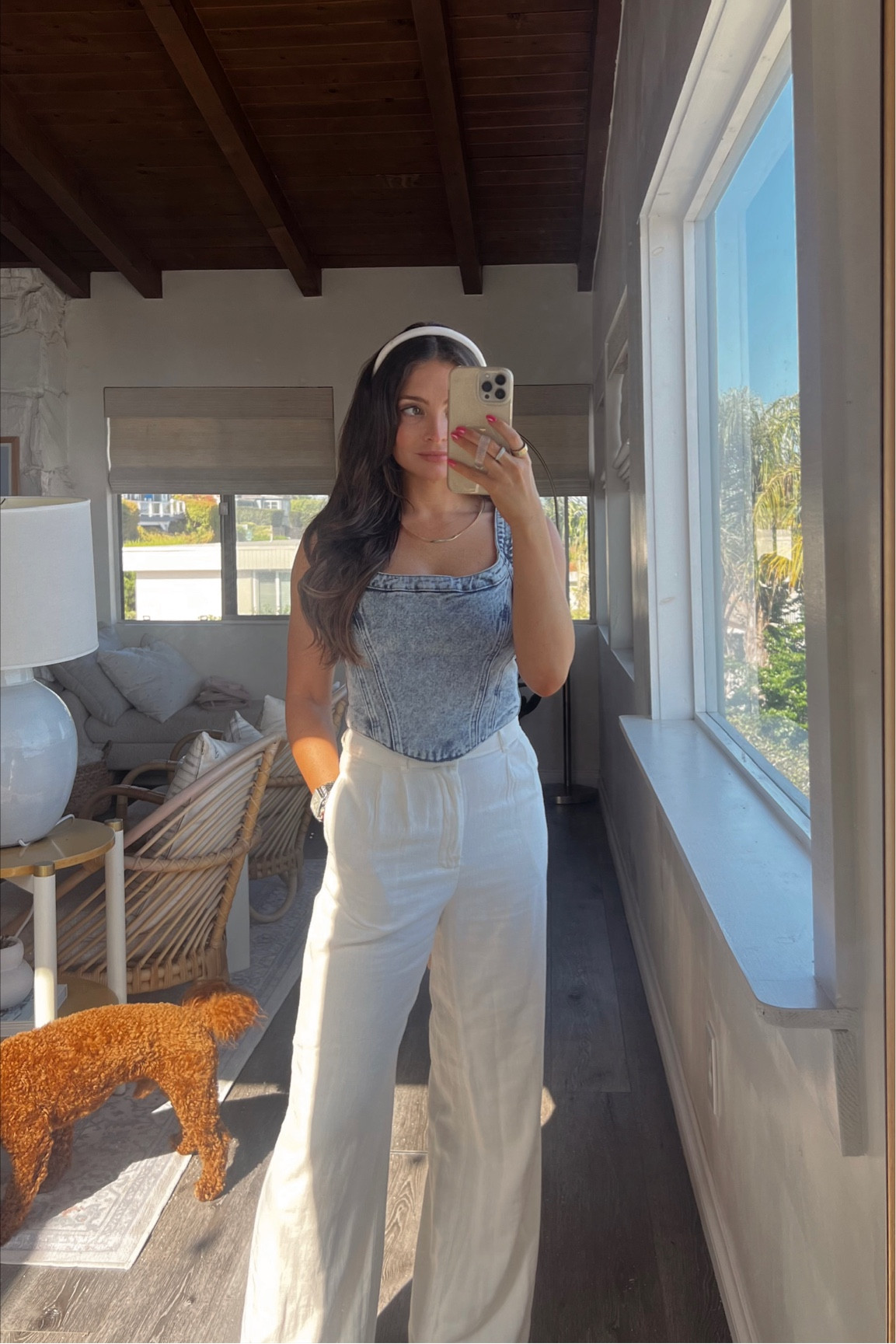 Todays outfit!

Denim bustier, white pants, white wide leg pants, wide leg pants, wide leg trousers, fall outfit ideas, fall transition outfits, summer outfit ideas, happy hour outfits

#LTKstyletip #LTKFind #LTKSeasonal