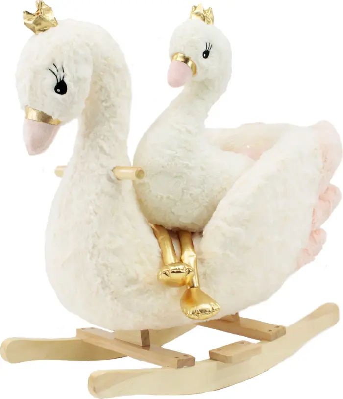 Soft Landing Darling Duo Swan Rocker & Toy Set | Nordstrom | Nordstrom
