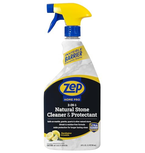 Zep Home Pro 2-in-1 Natural Stone Cleaner & Protectant. 24 Fl. Oz. (Pack of 1) (The New Title) | Amazon (US)