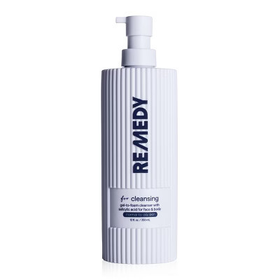 Remedy Skin Gel-to-Foam Gentle Exfoliating Cleanser with Salicylic Acid, Glycerin, Green Tea - 12 fl oz: For Normal, Oily, Combination, Sensitive | Target