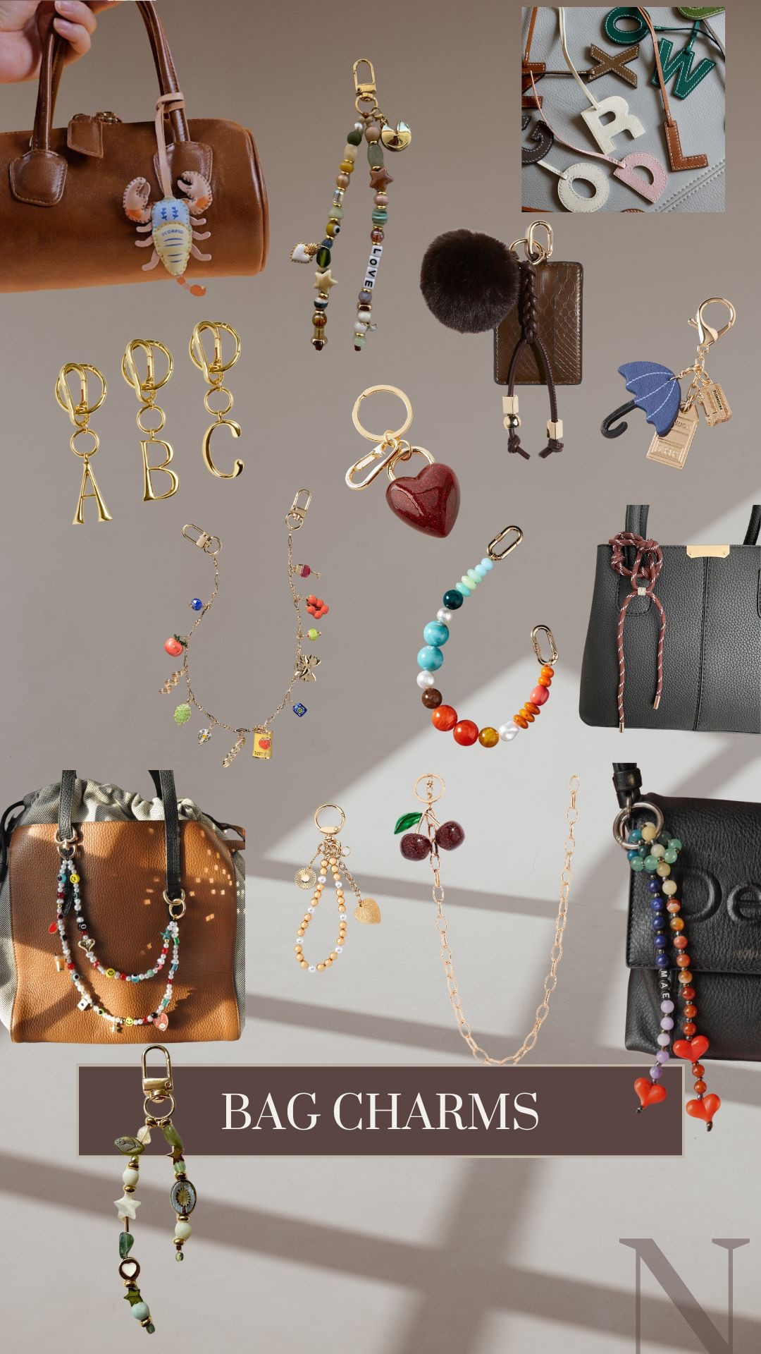 Trend alert: bag charms 
Endless options - here are some great ones for under $50 (most under $40!) 

#bagcharm #charms #accessories #bagaccessories #springtrend #summertrend 

#LTKFindsUnder50 #LTKGiftGuide
