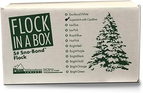 Peak Seasons 11115 5 Lbs White Superstick Flock In A Box With Opalina | Amazon (US)