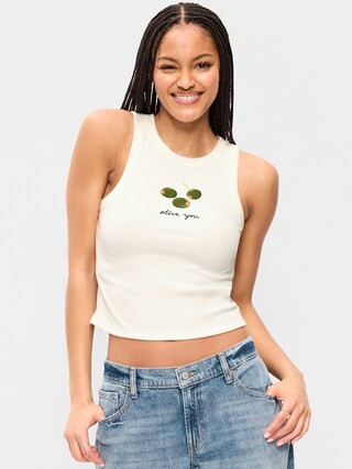 Snug Crop Tank Top | Old Navy (US)