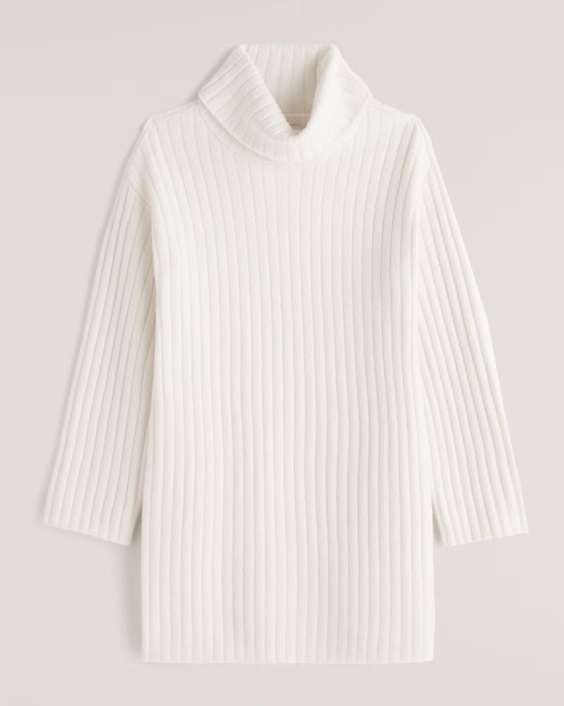 Women's Easy-Fitting Turtleneck Sweater Dress | Women's Up To 50% Off Select Styles | Abercrombie... | Abercrombie & Fitch (US)