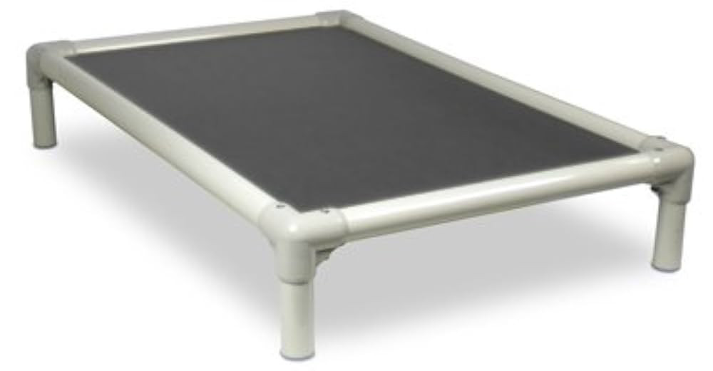 Kuranda Chewproof Bed - Almond PVC - 40" x 25" - Heavy Duty Vinyl - Smoke | Amazon (US)