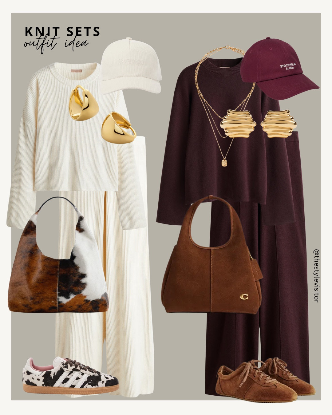 Cozy, chic, and effortlessly put-together 🤍✨ These knit set outfit ideas take you from coffee runs to casual meetups without skipping a style beat. From luxe neutrals to rich chocolate tones and playful textures, each look is perfectly accessorized with statement jewelry, standout bags, and comfy-chic footwear. Knit co-ords aren’t just about comfort—they’re your elevated off-duty uniform for the season.

Like this post to save it to your favourite folder and come back later to shop.

#knitsets #knitoutfit #knitwearseason #knitwearlove #comfystyle #neutralstyle #minimalstyle #falloutfitideas #winteroutfitideas #capsulewardrobe #elevatedcasual #offdutystyle #cosyandchic #knitpants #matchingknitset #knitcoordinatedset #chicandcomfy #everydaystyle #streetstylechic #effortlessstyle

#LTKSeasonal #LTKautumn