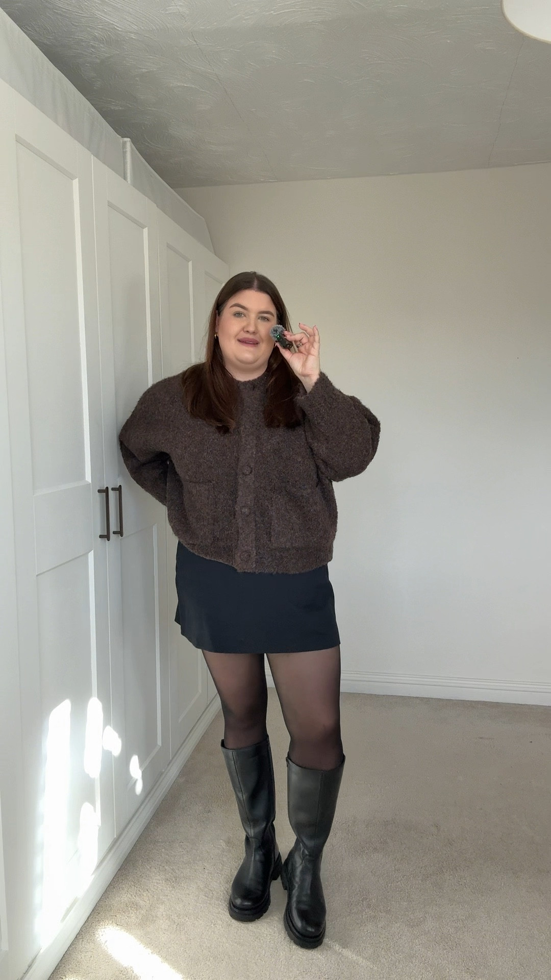 Autumn OOTD on my size 22 body 🍂

Cardigan is NEXT
Skort I got a size XL (found the XXL far too big) 
These boots are 10/10!!!

#LTKcurves #LTKplussize #LTKuk