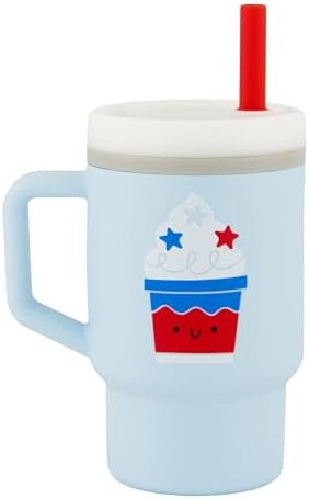 Infantino My 1st Tumbler, Silicone Sippy Cup with Straw & Handle, Spill-Resistant Baby Cup for On... | Amazon (US)