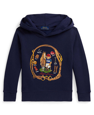Polo Ralph Lauren Boys 2-7 Polo Bear Long-Sleeve Hoodie - Macy's | Macy's