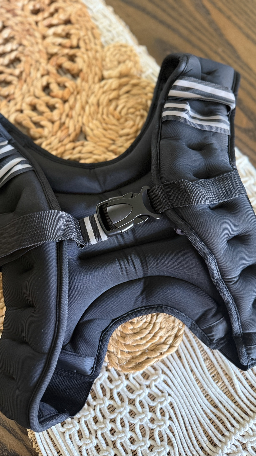 This 8 lb weighted vest has been one of the best things I’ve added to my routine. At 5’8” & 120 lbs, 8 lbs hits that ideal 6-7% of body weight sweet spot, enough to challenge your cardiovascular system & build stamina without stressing your joints or throwing off your form. Walks, errands, workouts, just moving around the house. It turns everyday movement into something that actually counts. Comfortable fit, adjustable straps, & not bulky at all. If you’ve been looking for a simple way to build strength, stamina & bone density without overhauling your whole routine, this is it. Consistency over trends, always.​​​​​​​​​​​​​​​​

weighted vest workout – 8 lb weighted vest – walking weighted vest – weighted vest women – wearable weights – daily movement – low impact fitness – functional fitness – strength training at home – walking workout – wellness routine – fitness essentials – women’s fitness gear – at home workouts – core strength – bone density support – postpartum fitness – intentional movement – lifestyle fitness – long term fitness habits – consistency over trends – simple workouts – sustainable fitness – everyday exercise – health & wellness routine

#LTKmorningroutine #LTKActive #LTKfitnessgoals