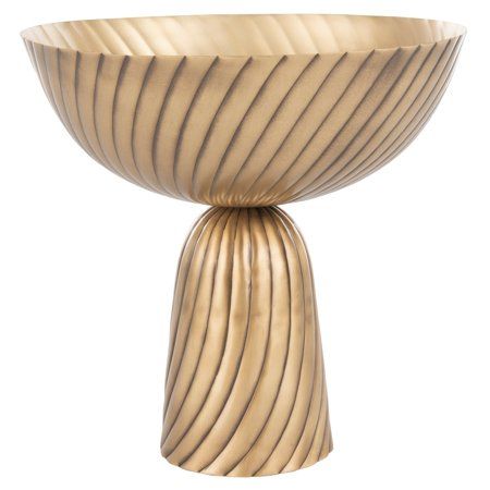 Safavieh Couture Ida Brass Bowl Stand - Black / Gold - 8 In W x 8 In D x 8 In H | Walmart (US)