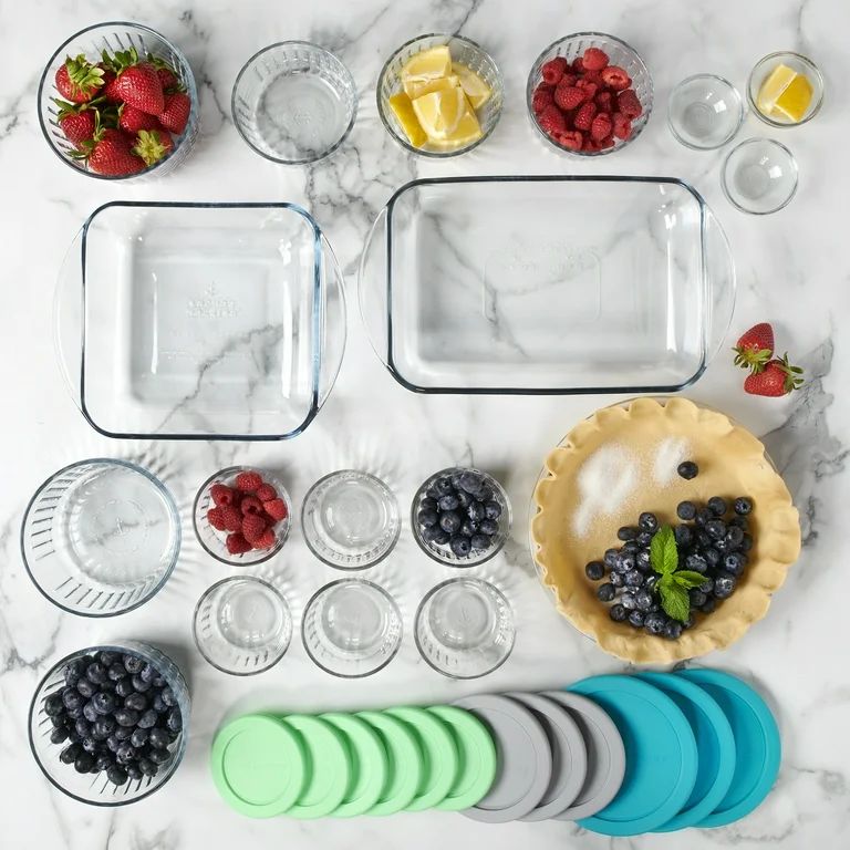 Anchor Hocking 30 Piece Glass Food Storage Containers & Glass Baking Dishes Set | Walmart (US)