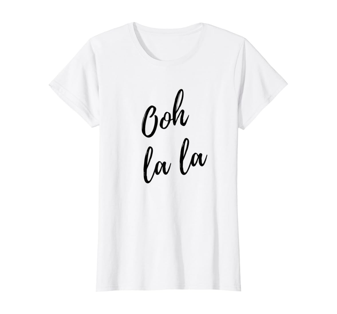 Womens Ooh La La French Graphic Tee Fashion T-Shirt Cute | Amazon (US)
