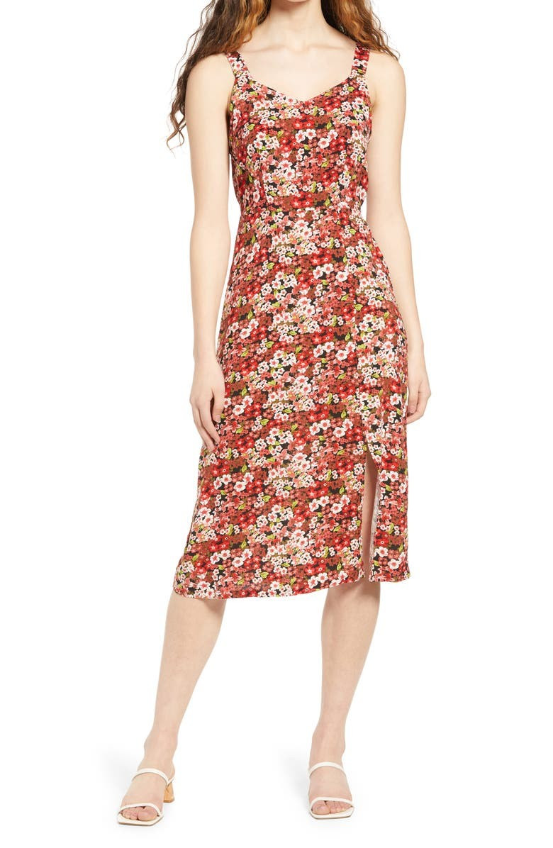 Sleeveless Floral Print Dress | Nordstrom