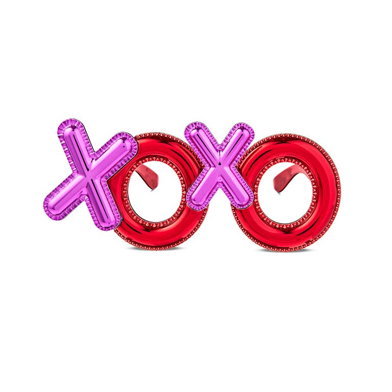 Valentine's Day Red & Pink XOXO Glasses, by Way To Celebrate | Walmart (US)