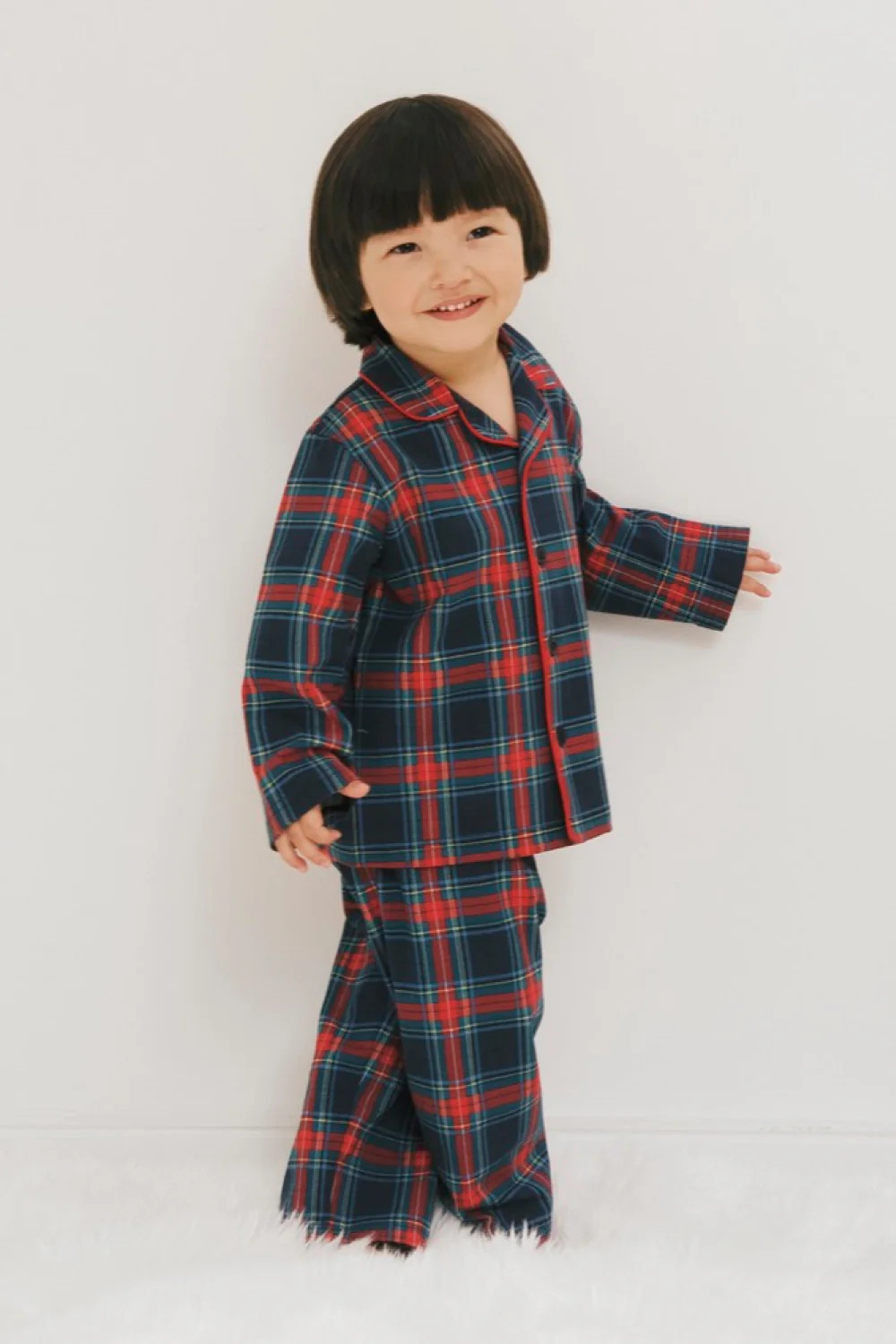 [Holiday] Tartan Checkered Pajama Set [TOG: 0.25] | Konny Baby