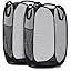 Pop Up Hamper, Collapsible Mesh Laundry Basket - Handy Laundry 71L Foldable Clothes Hamper with R... | Amazon (US)