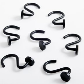 Modern Shower Curtain Rings (Set of 12) | West Elm (US)