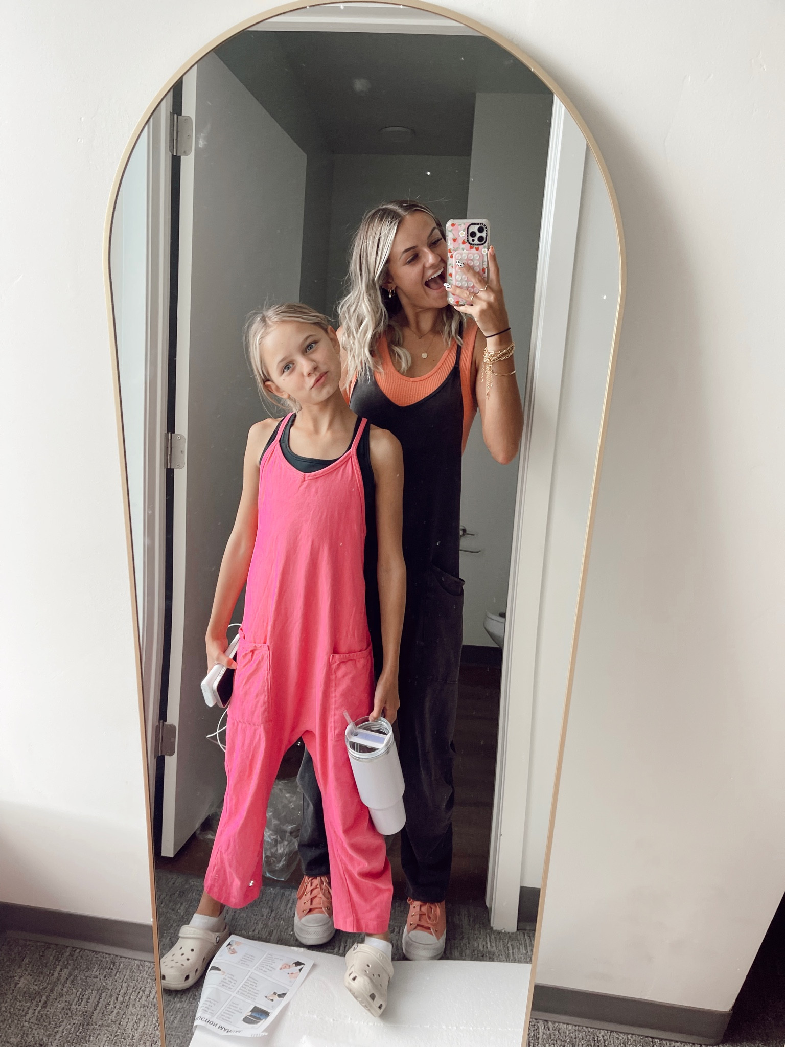 Comfy jumpers! (Mine and Perri’s) 