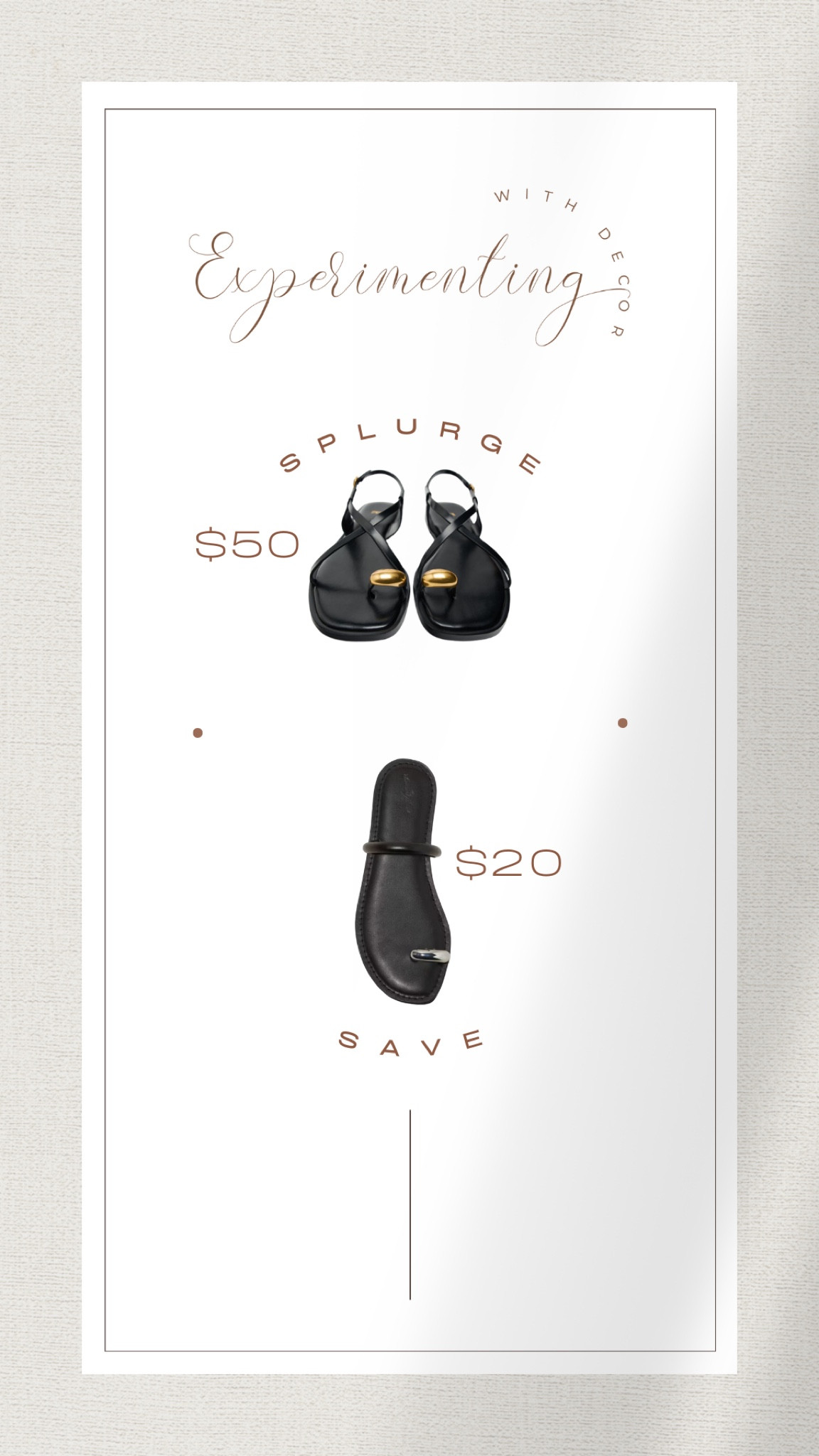 Splurge or save! Which one would you prefer? 
Experimentingwithdecor is loving this sandal trend! 

#LTKMostLoved #LTKFindsUnder50 #LTKShoeCrush
