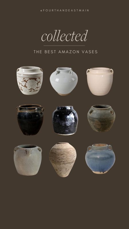 the best of amazon vases

amazon home, amazon finds, walmart finds, walmart home, affordable home, amber interiors, studio mcgee, home roundup 
amazon vase
antique vase vintage vase 

#LTKhome