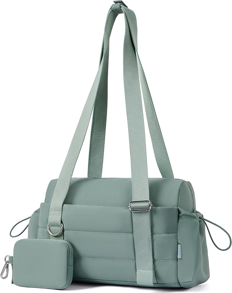 ROULENS Small Gym Bag for Women 2 Set Mini Gym Duffle Bag with Wet Compartment and Coin Wallet, G... | Amazon (US)