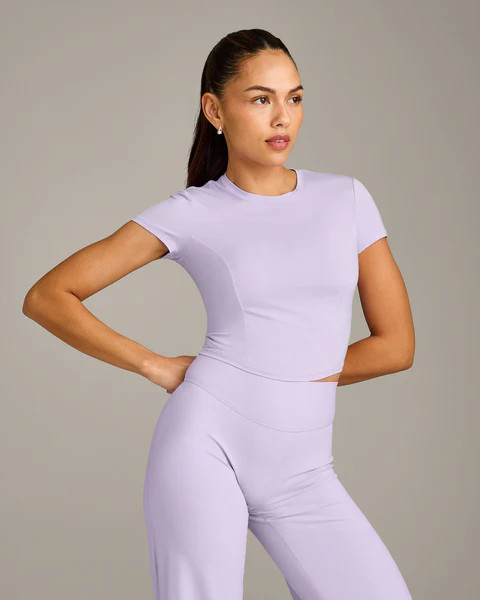 Mellow™ Motion Crew Neck Mid Top 
 Lavender Purple | Oner Active (UK / US)