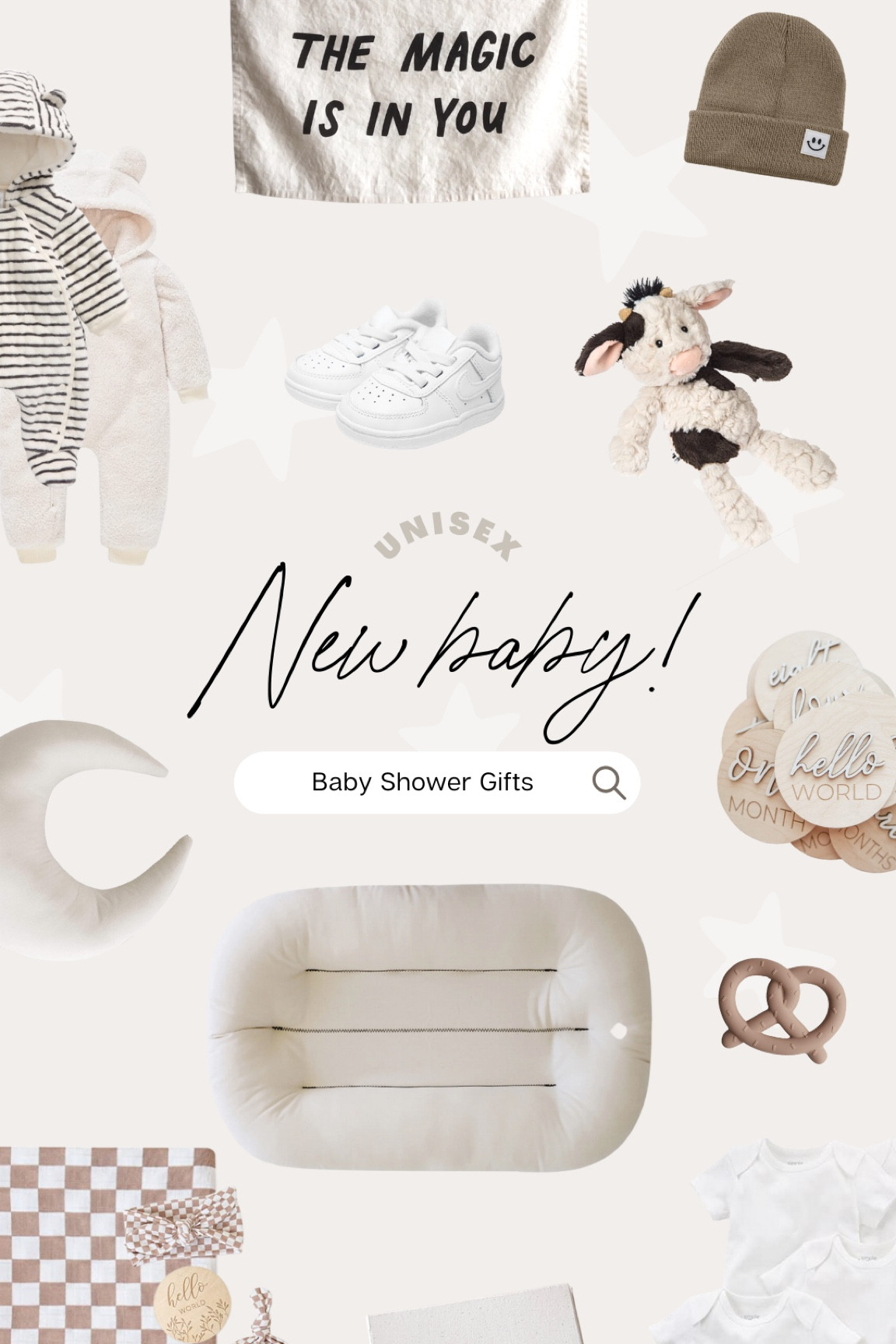 Neutral baby gift guide | baby shower gift guide | baby shower gift ideas | baby shower | unisex baby shower gift ideas | neutral baby gifts | Amazon baby gift guide | neutral Amazon baby | neutral baby gifts | neutral newborn baby outfits | neutral baby gear | baby stuffed animals | newborn baby gifts | unisex baby shower gift guide | DokATot | baby shoes | newborn baby crib shoes | baby Air Force ones | Etsy baby gift ideas | Etsy baby milestone cards | baby humidifier | baby nursery | neutral baby nursery | unisex baby nursery | unisex nursery | neutral nursery | unique baby gifts | new baby gift ideas | new mom gifts | new mom gift ideas  #LTKGiftGuide

#LTKbump #LTKbaby