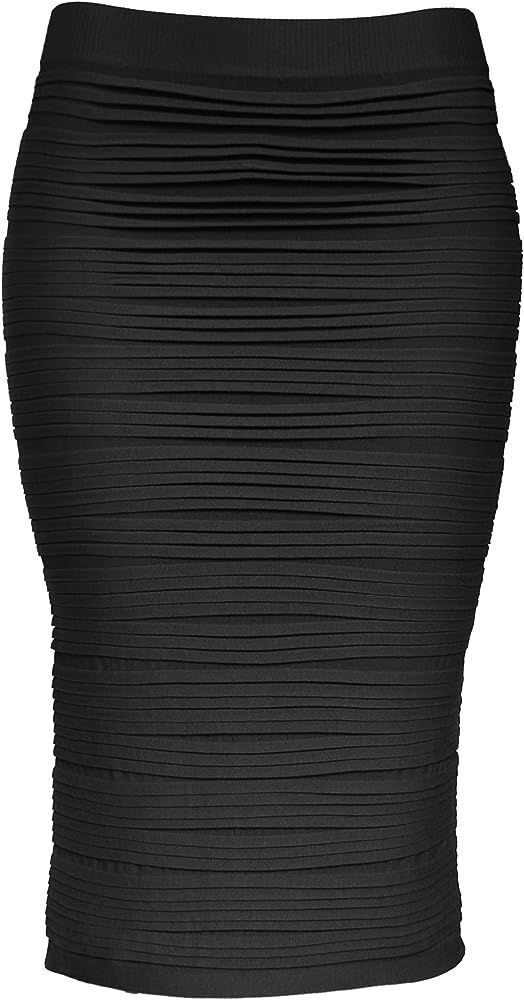 KMystic Strapless Tube Dress and Pencil Midi Bodycon Skirt in One | Amazon (US)