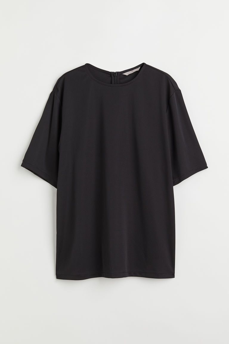 H & M - Oversized T-shirt - Black | H&M (US + CA)