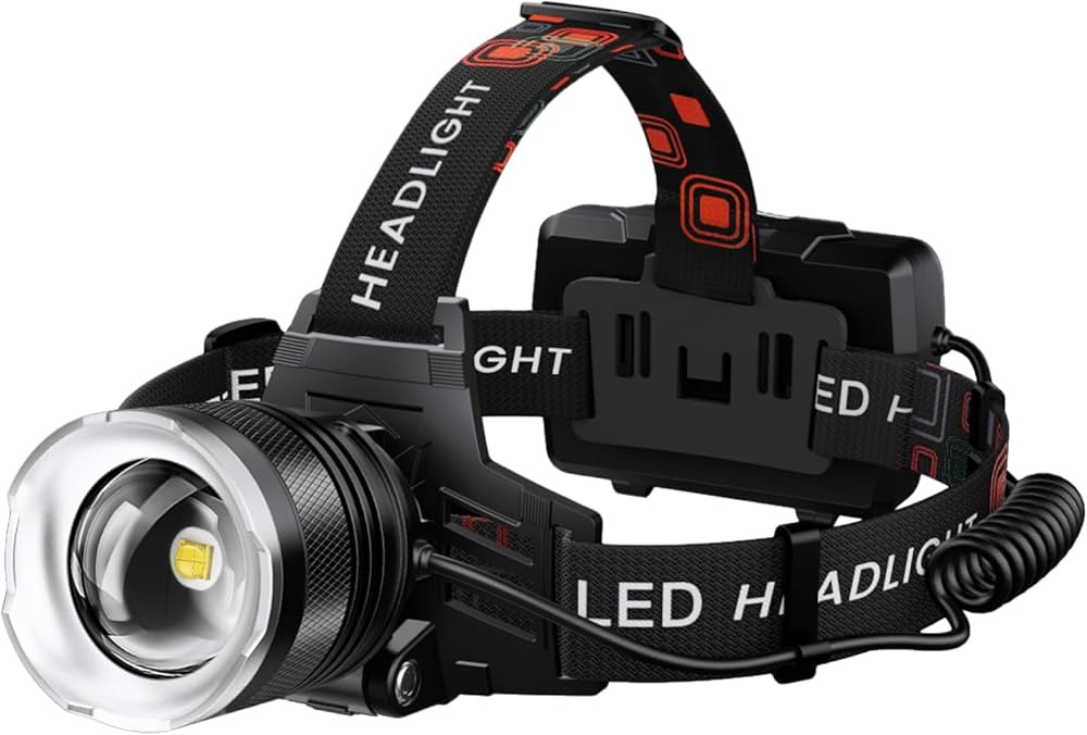 LED Rechargeable Headlamp, 900000 Lumens Super Bright with 5 Modes & IPX7 Level Waterproof USB Re... | Amazon (US)