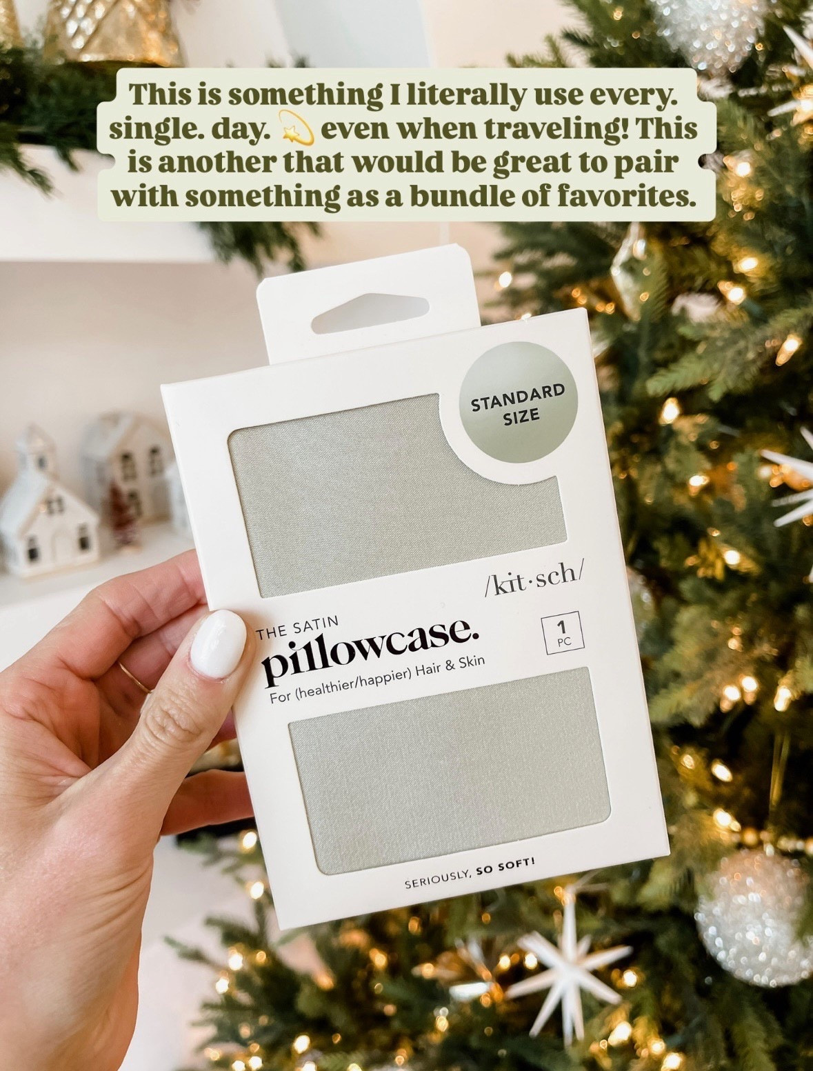 I use this satin pillowcase everyday and even bring it with me while traveling! It’s so good for your hair and skin!

Loverly Grey, satin pillowcase, beauty, favorite things 

#LTKCyberWeek #LTKSaleAlert