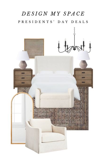 Bedroom design
Nightstands
Table lamp
Upholstered bed

#LTKFind #LTKhome #LTKsalealert