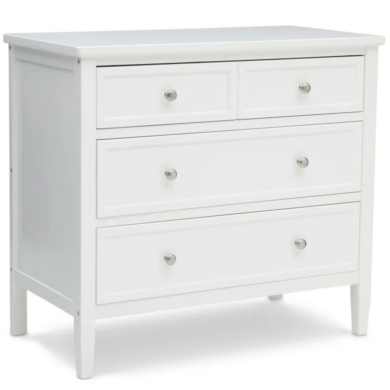 Delta Children Epic 3-Drawer Dresser, White | Walmart (US)