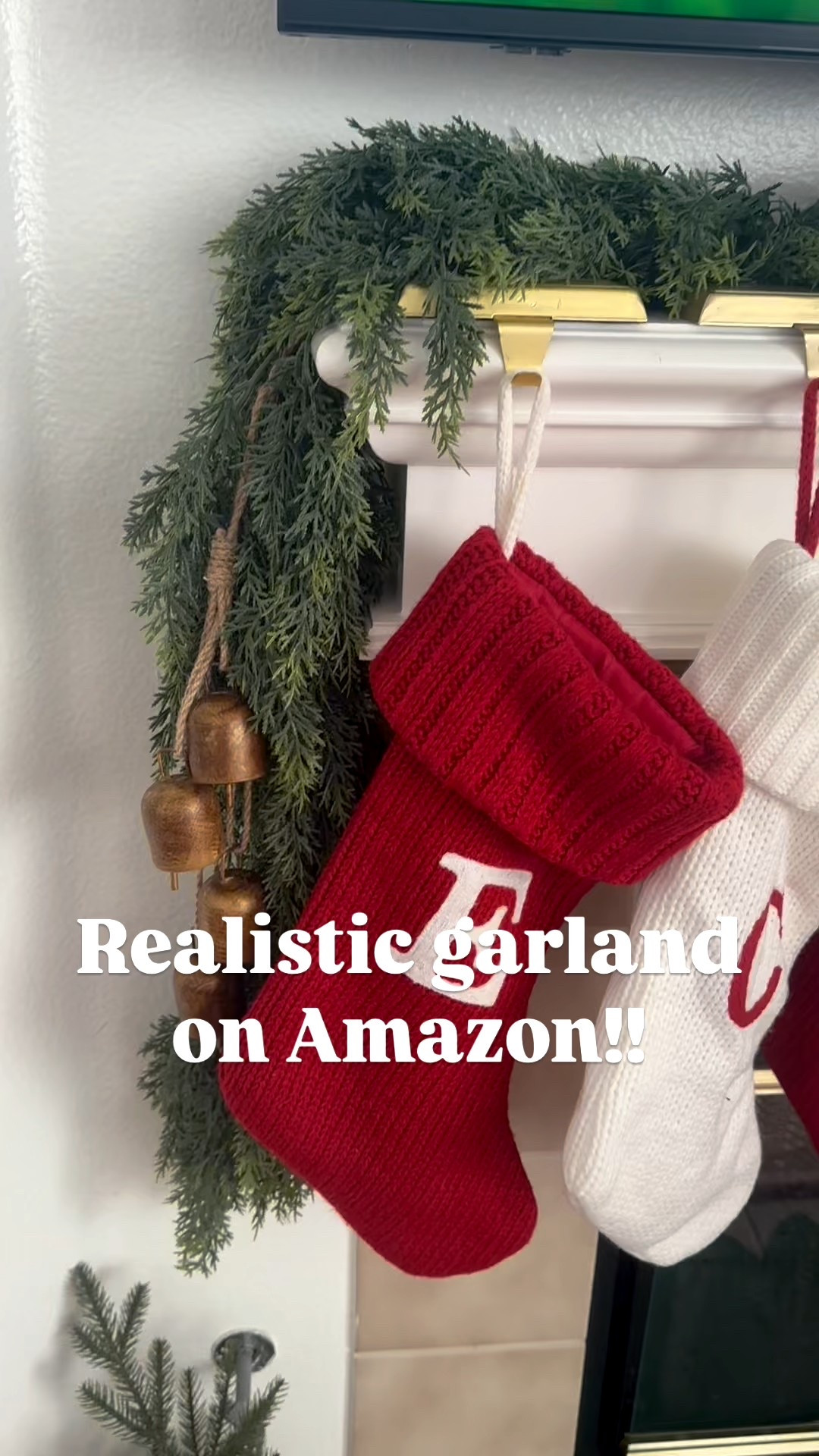 Realistic garland on Amazon! Comes in 6ft or 9ft, this is the 9ft.  

#LTKSeasonal #LTKCyberWeek #LTKHoliday