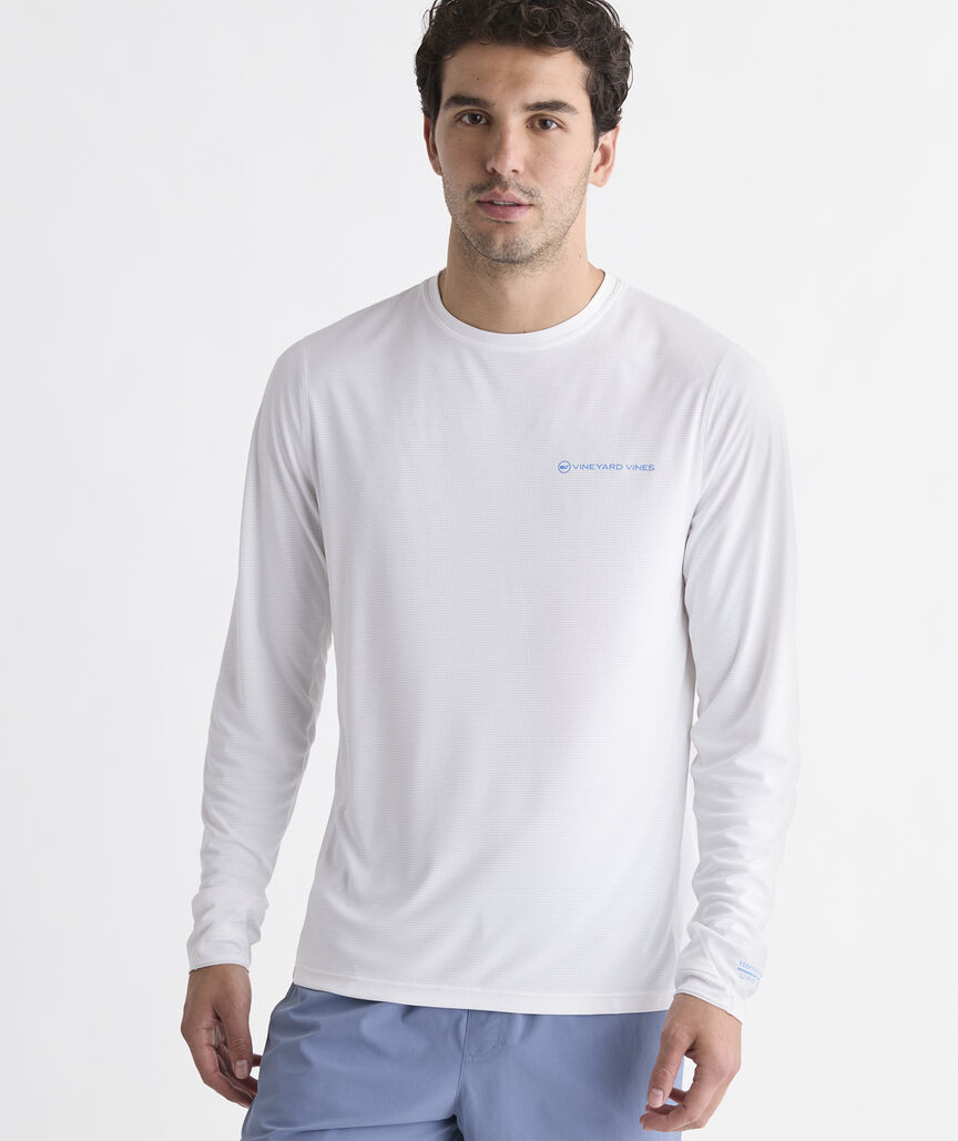 Sun Tech Long-Sleeve Tee | vineyard vines