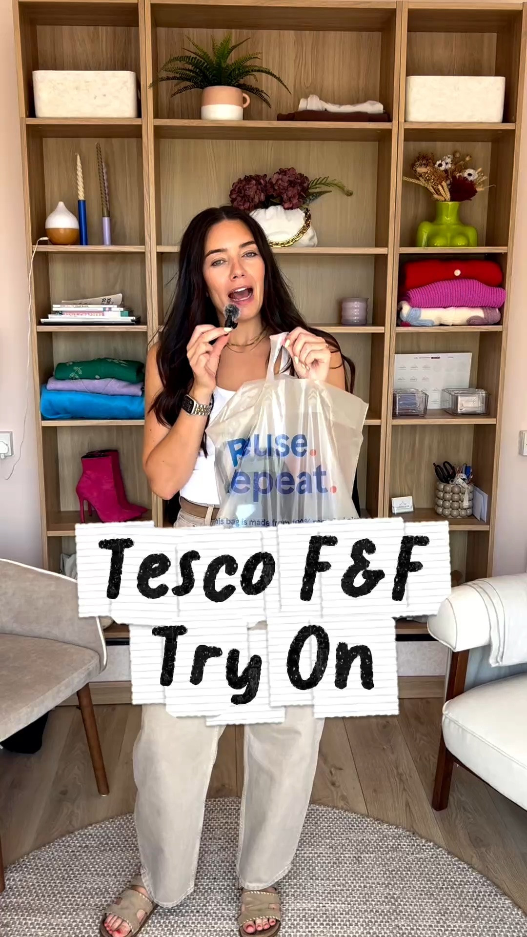 Part 2 from my top picks of the F&F range at Tesco and I thought we’d try on my purchases! Comment SHOP to get the item links sent straight to your DMs 🧡✨
