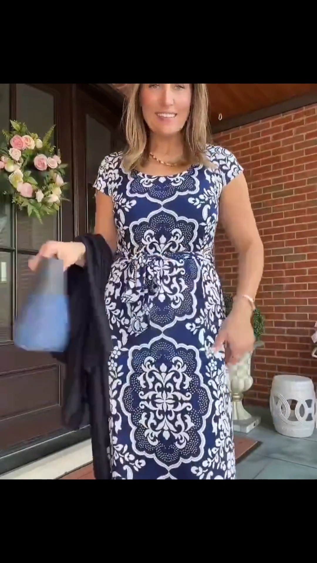 This dress is giving me all the coastal vacation feelings. The pattern is beautiful, the fit is comfortable, and the shawl makes it feel ready for dinner after a day by the water. I would pack this for a resort trip, beach weekend, or any summer night out.

#LTKootd #LTKgrwm #LTKdayinmylife