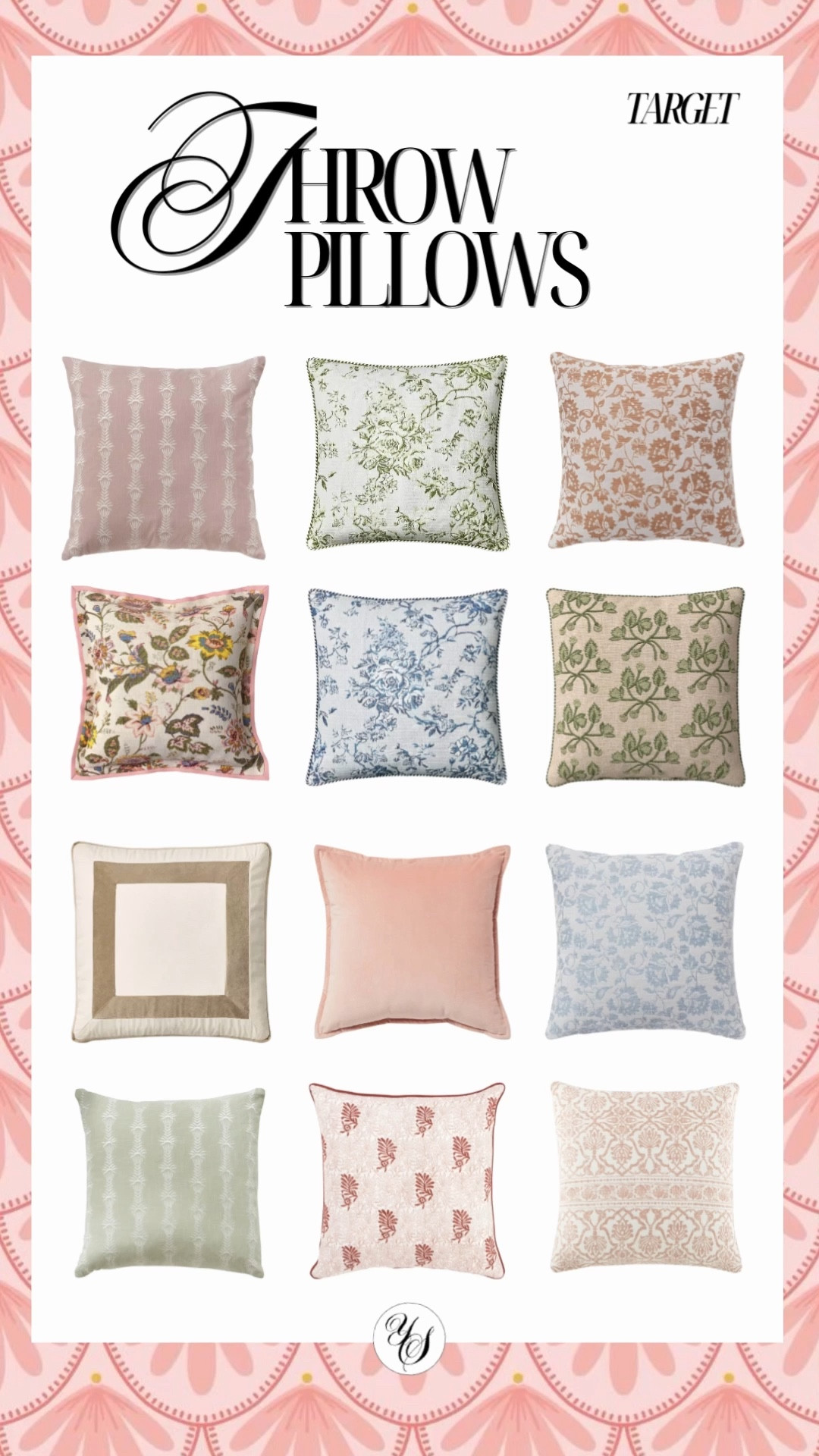 The best Target throw pillows under $50!!!! Perfect for the upcoming spring and extremely budget friendly!! 




spring cleaning, home finds, throw pillows, target finds, threshold, hearth and hand, magnolia, Grandmillenial, living room space, living room area, preppy style, for the home, target home finds, budget friendly, floral, spring, home decor, interior designn

#LTKSeasonal #LTKmomlife #LTKHome